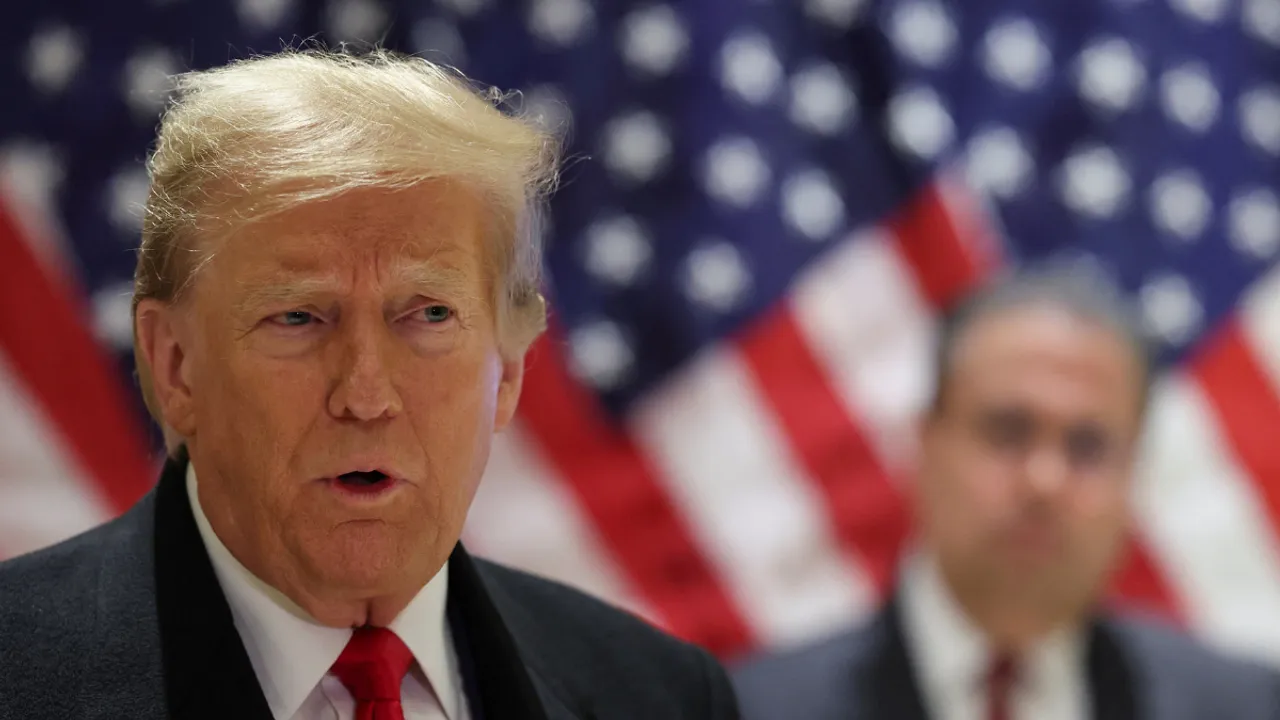  Republican presidential candidate and former US President Donald Trump. Photograph:(Reuters) 