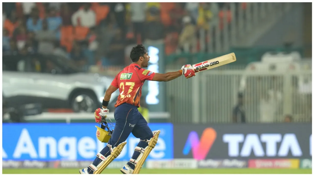  IPL 2024: Shashank Singh, PBKS' accidental buy, reacts to his heroics vs GT Photograph:(X) 