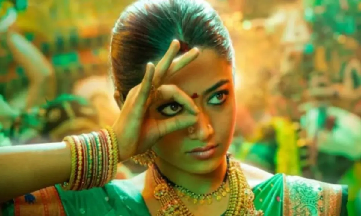  Rashmika Mandanna in Pushpa: The Rule new poster Photograph:(X) 