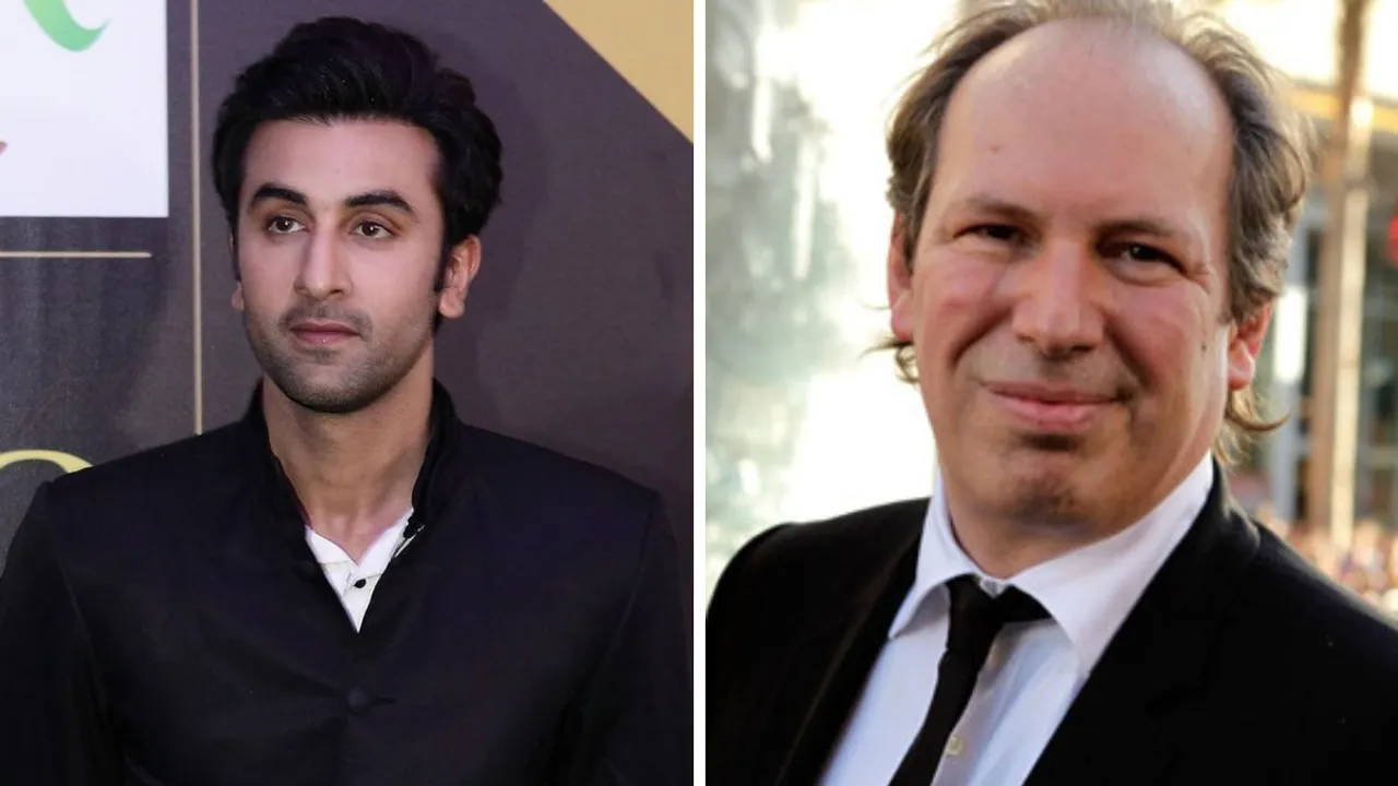  File images of Ranbir Kapoor and Hans Zimmer Photograph:(X) 