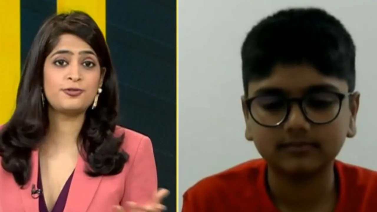  Aaryan Shukla creates Guinness World Record for fastest mental math calculation Photograph:(WION) 