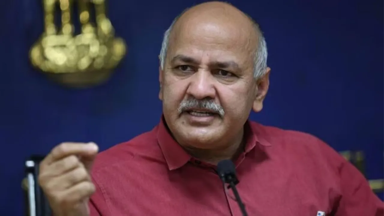  File photo of Manish Sisodia.  Photograph:(PTI) 