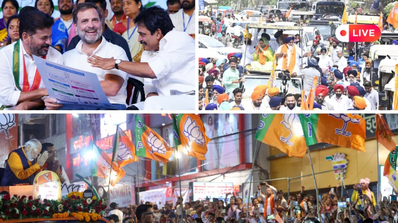  Lok Sabha elections 2024 LIVE blog Photograph:(Agencies) 