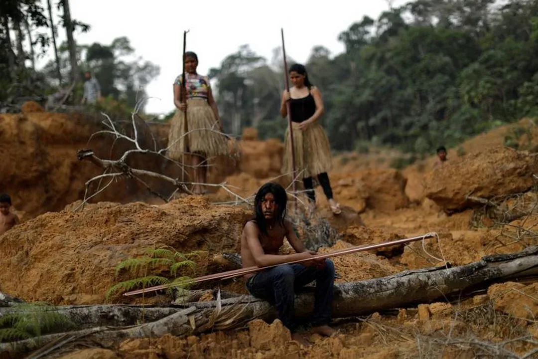  Image shows tribal community in Brazil's Amazon (Representative) Photograph:(Agencies) 