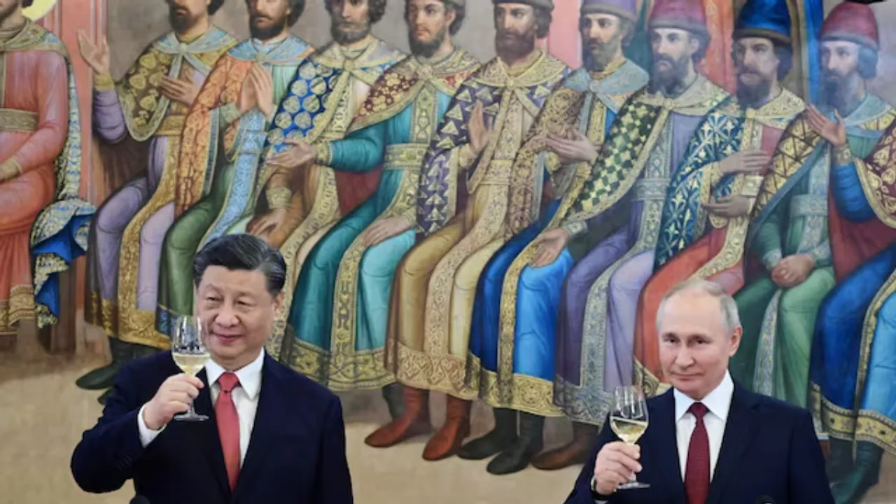  File photo of Chinese leader Xi Jinping with Russian President Vladimir Putin Photograph:(Reuters) 
