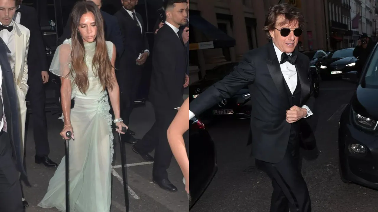  Victoria Beckham's 50th birthday party in London.  Photograph:(Instagram) 