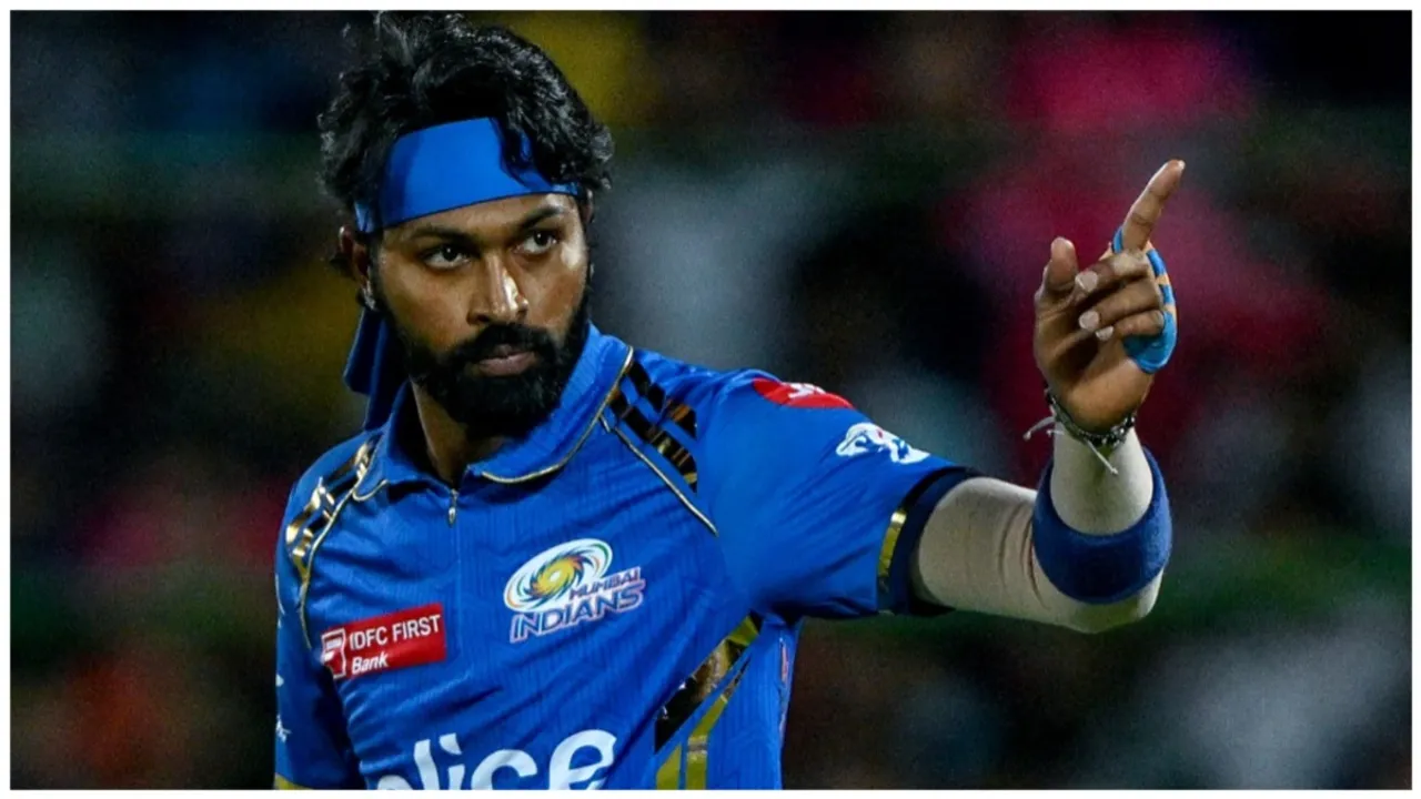  IPL 2024: MI have not qualified for playoffs under Hardik Pandya  Photograph:(AFP) 