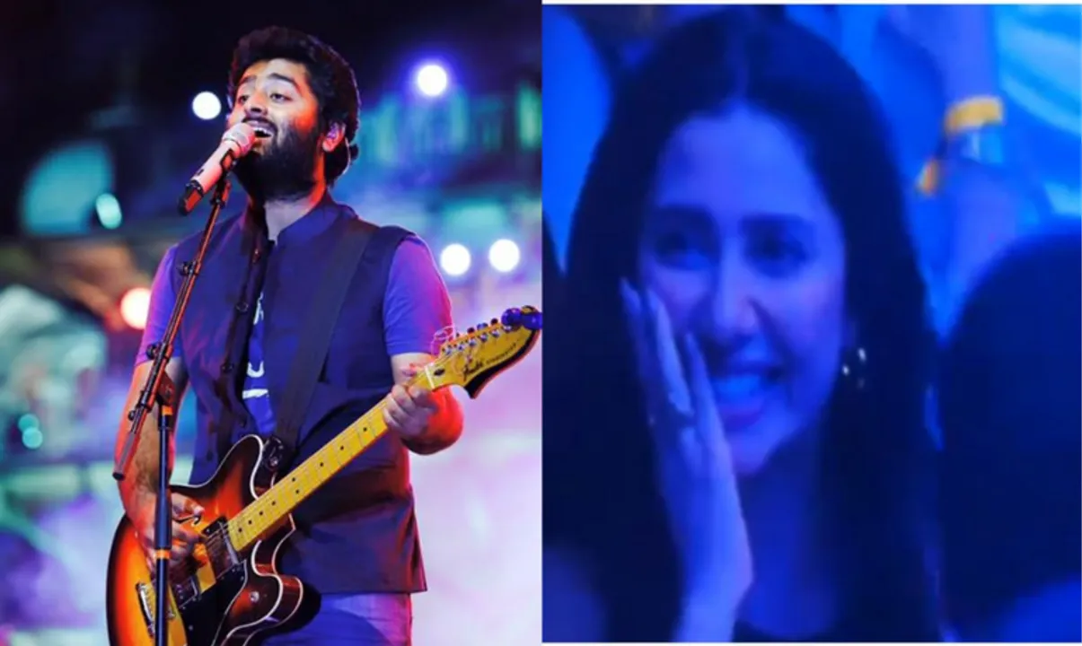  In the frame Arijit Singh and Mahira Khan Photograph:(X) 