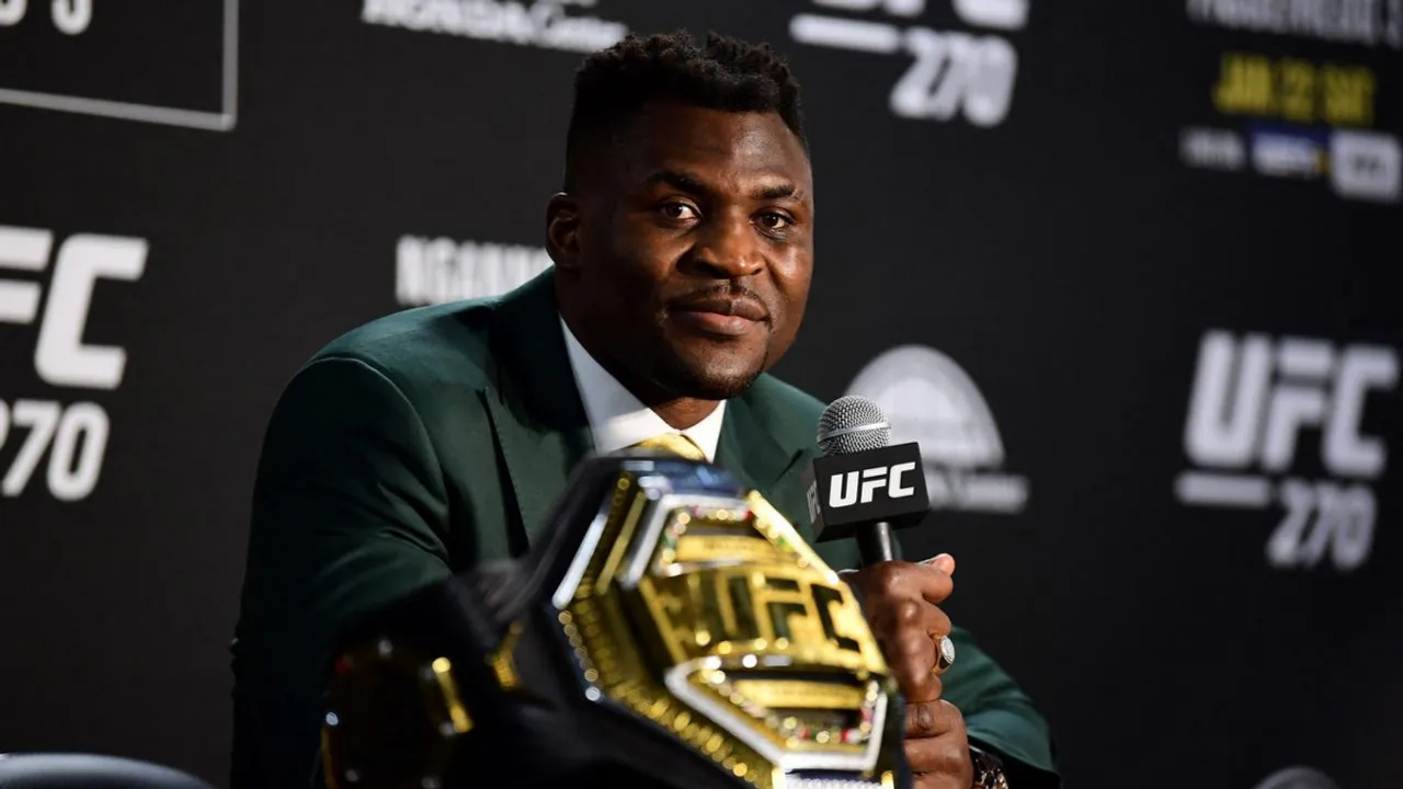  Ex-UFC champion ​Francis Ngannou mourns 15-month-old son's death Photograph:(AFP) 