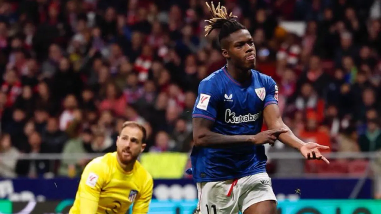  La Liga: Atletico Madrid punished for racial abuse of Nico Williams, hit with partial stand closure Photograph:(X) 