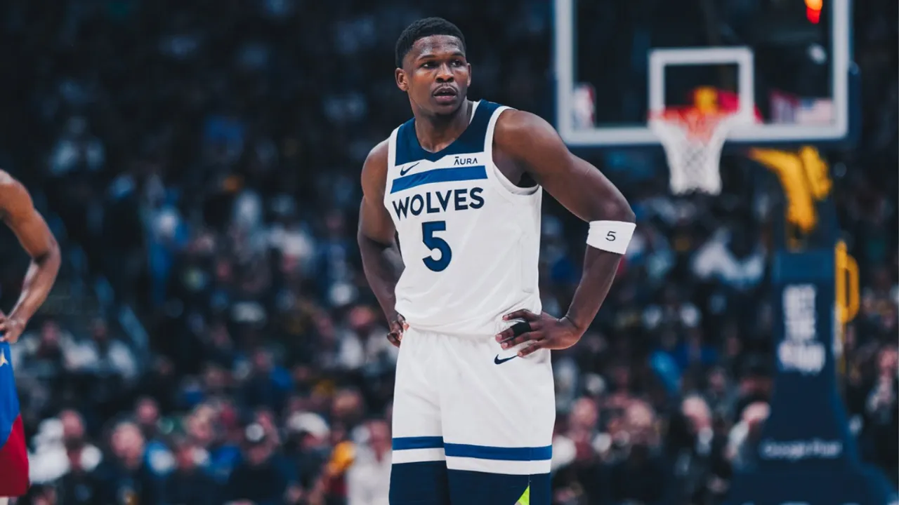  Timberwolves'  Anthony Edwards (Source: @Timberwolves) Photograph:(X) 