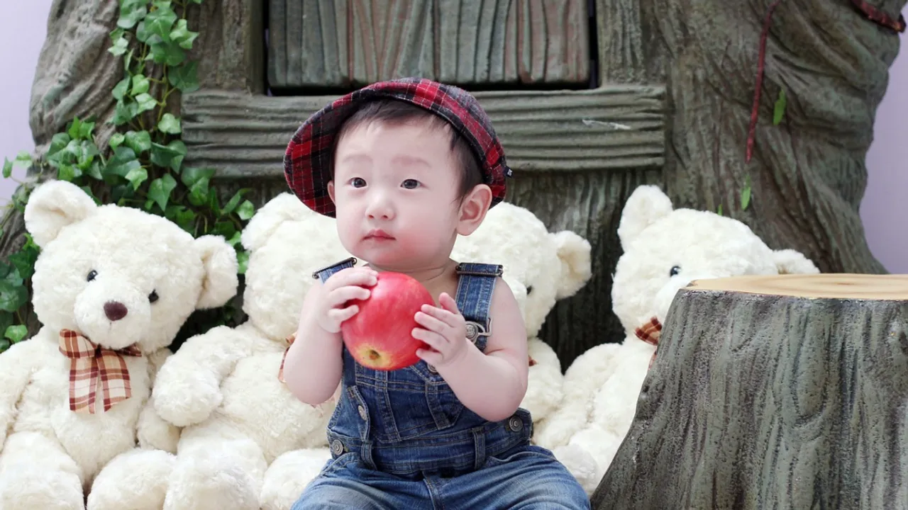 Image of a South Korean baby. Photograph:(Others) 