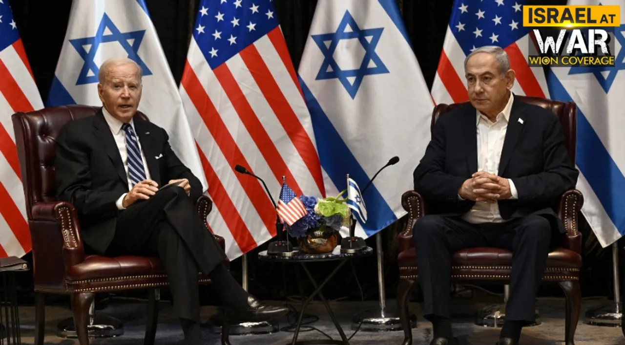  United States President Joe Biden and Israeli Prime Minister Benjamin Netanyahu Photograph:(AFP) 