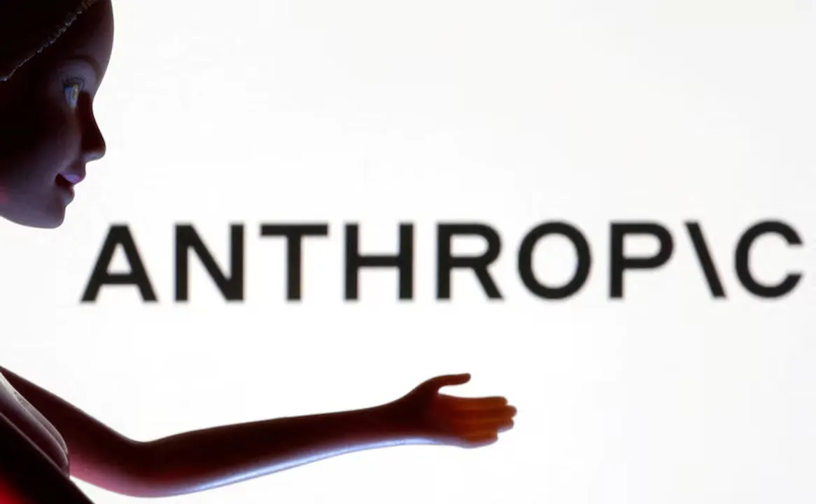  Anthropic logo is shown in this illustration. Photograph:(Reuters) 