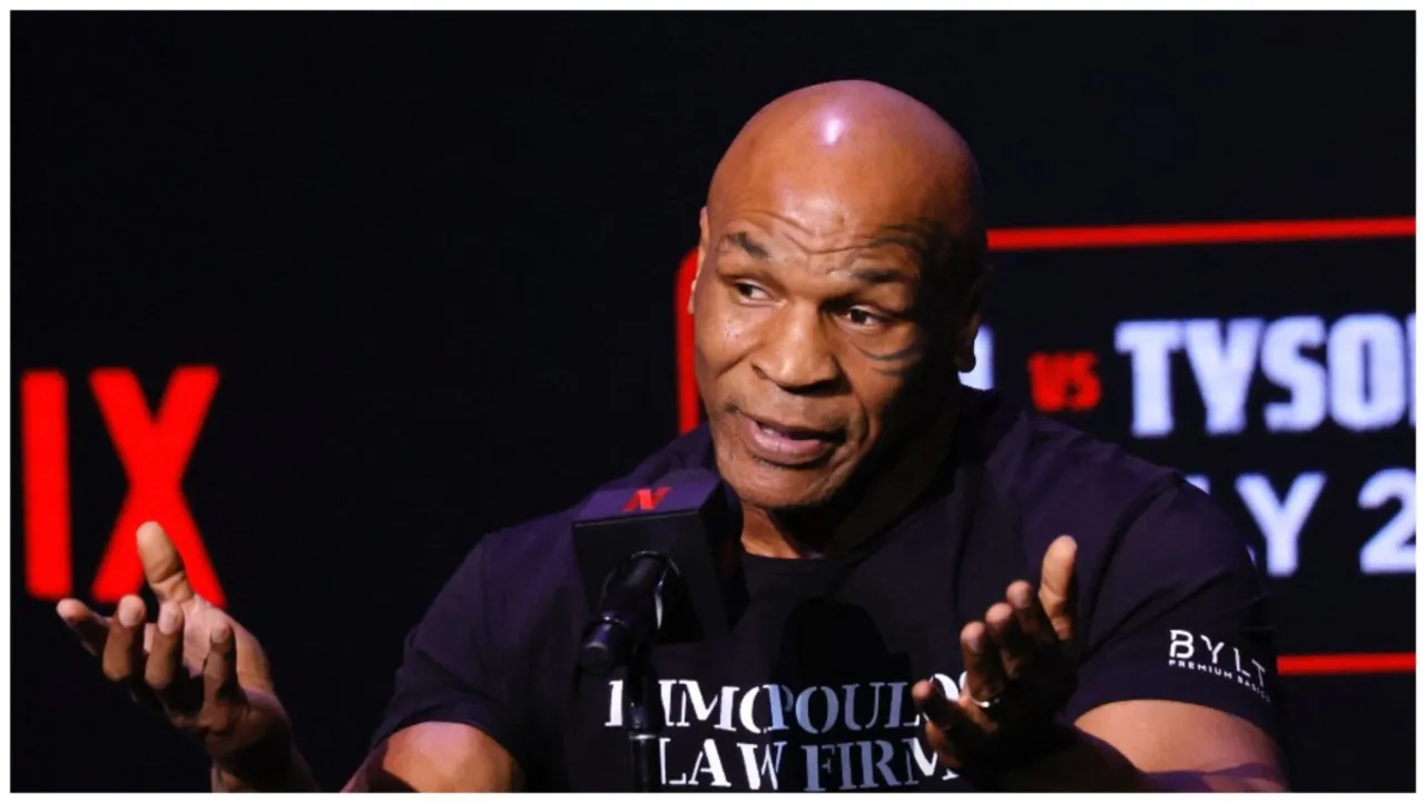  Mike Tyson feels '100 per cent' after plane health scare Photograph:(AFP) 