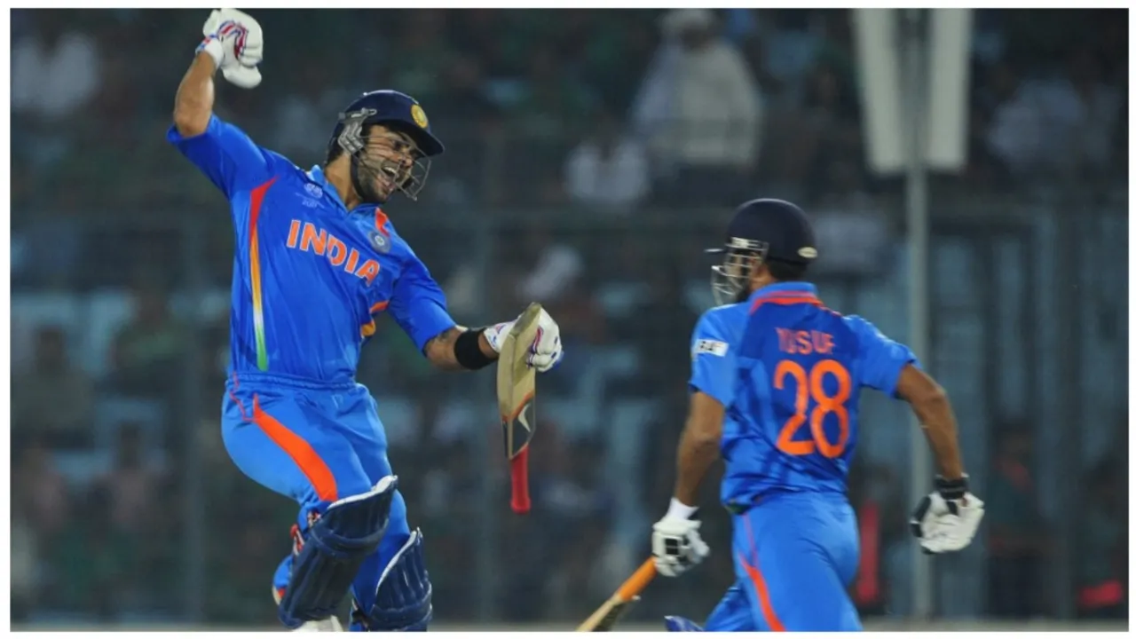  T20 World Cup: Kohli recalls WC debut in 2011, says 'nervousness helped him' Photograph:(AFP) 