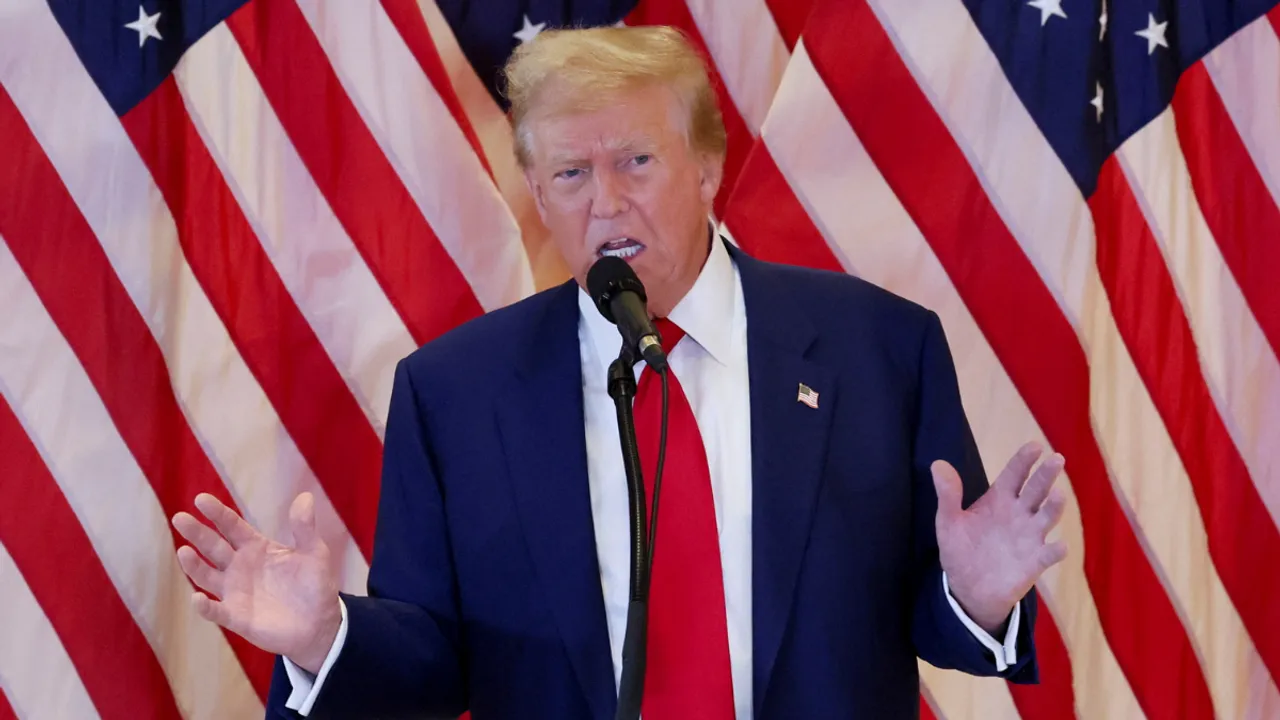  File photo of former US president Donald Trump.  Photograph:(Reuters) 