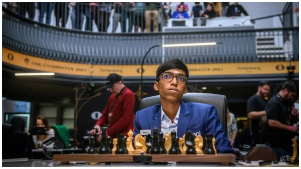  Norway Chess: In-form R Praggnanandhaa loses to Magnus Carlsen in reverse fixture Photograph:(PTI) 