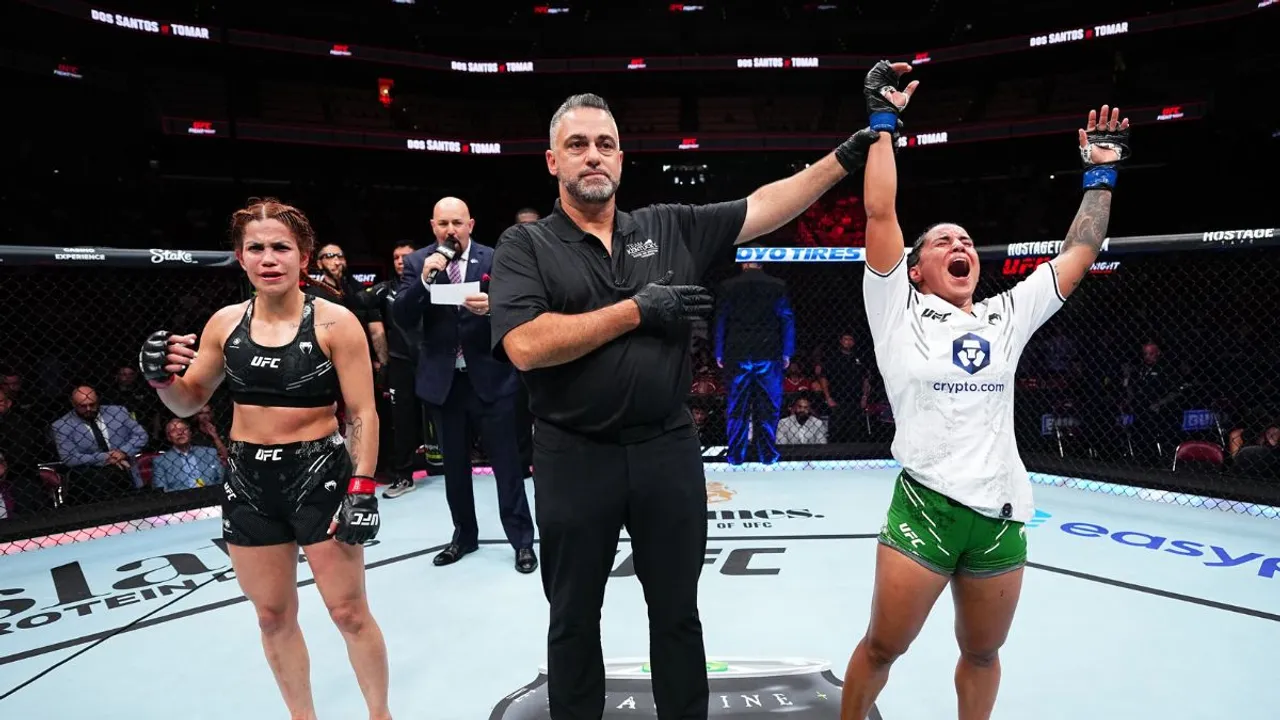  Uttar Pradesh’s Puja Tomar becomes first Indian to win a UFC fight Photograph:(X) 
