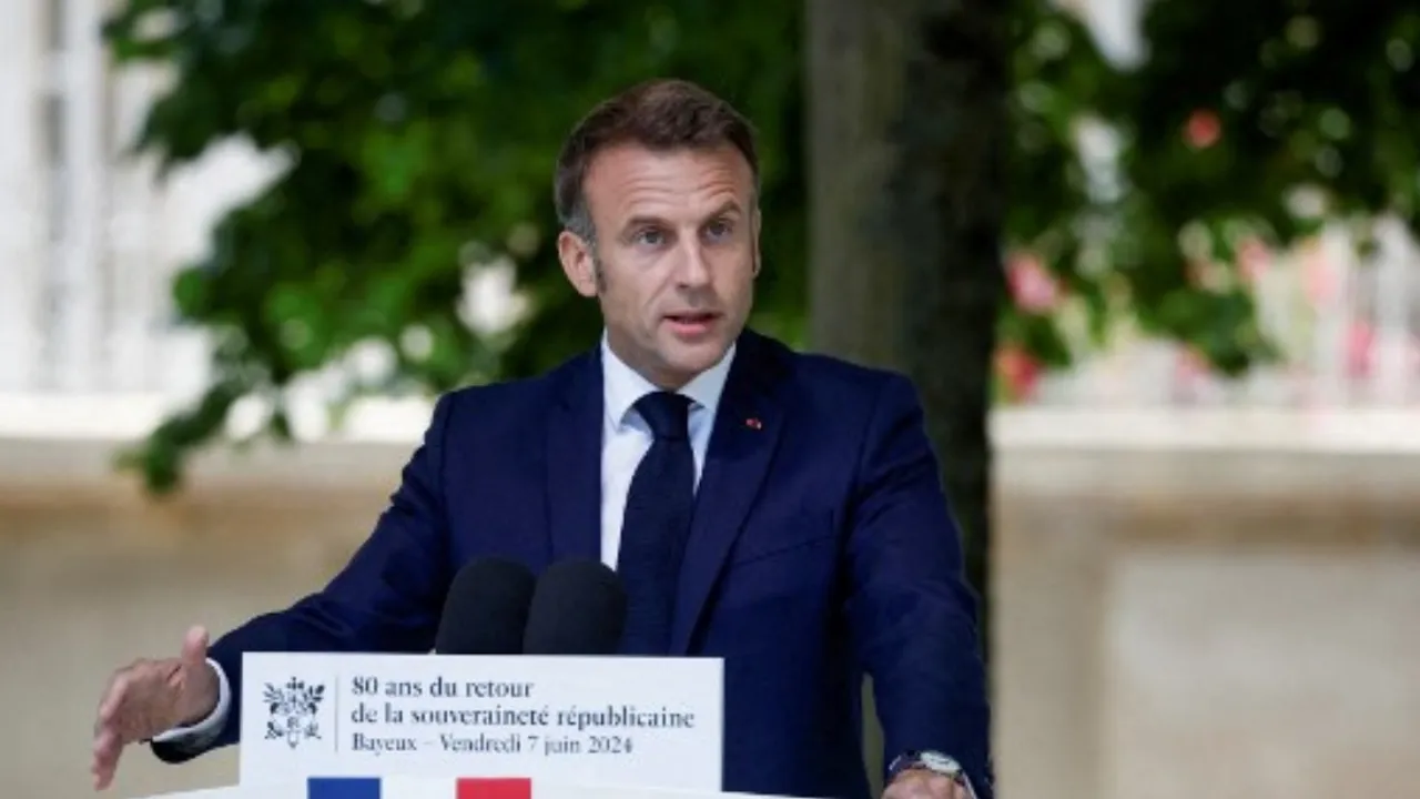  French President Emmanuel Macron Photograph:(AFP) 