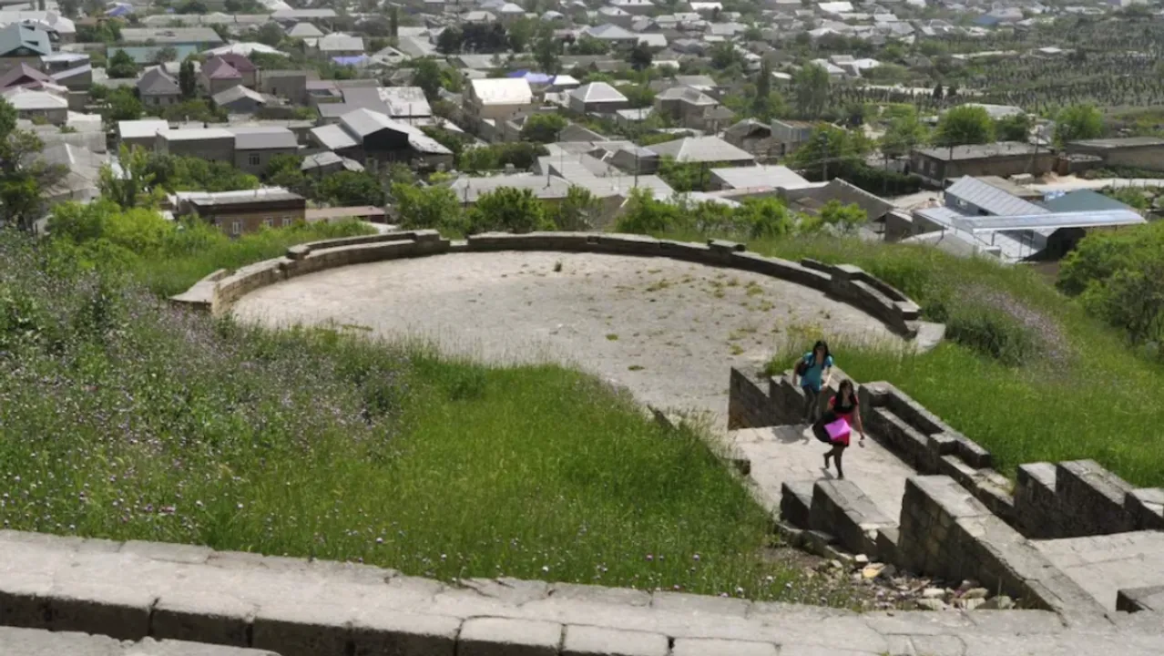  Caspian Sea coastal city of Derbent in Dagestan Photograph:(X) 