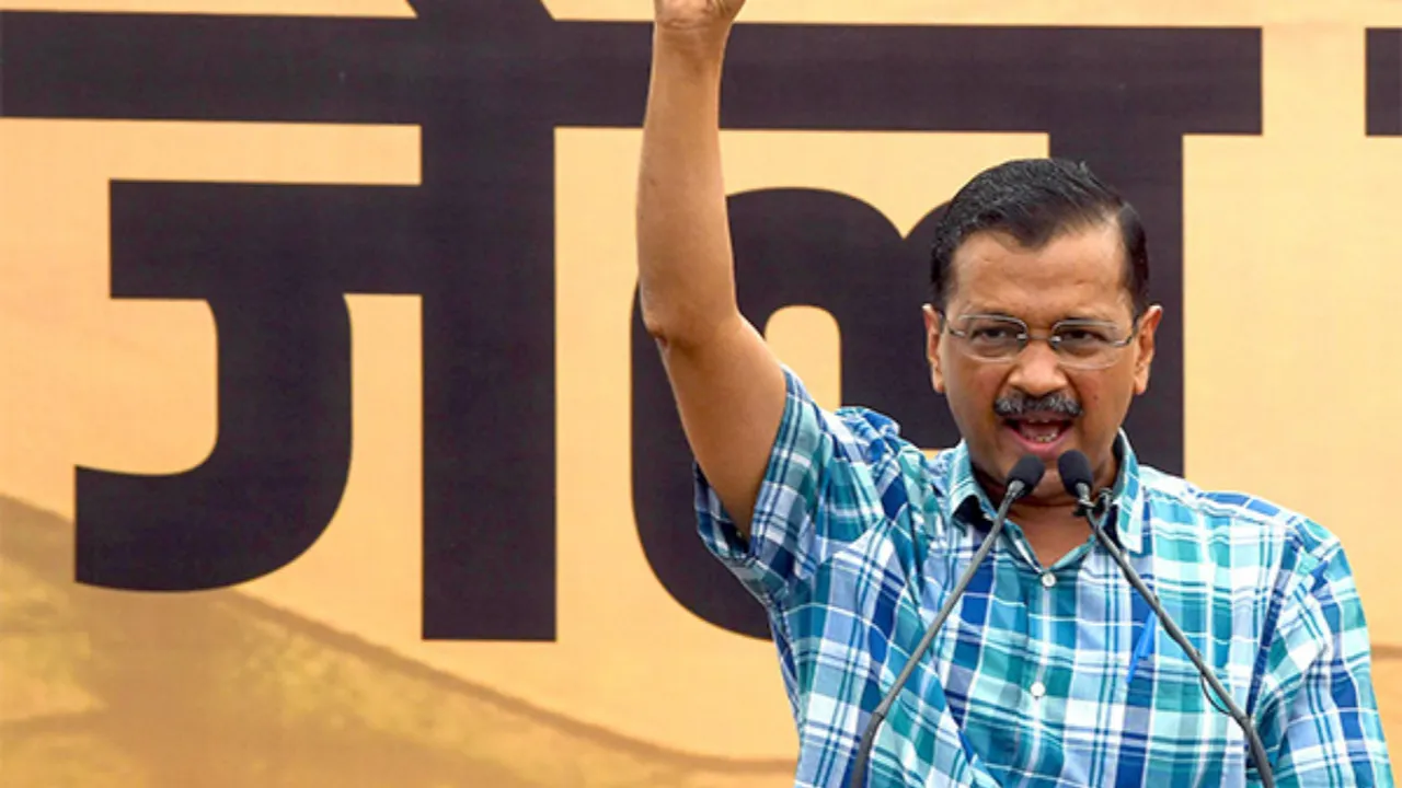  File image of Delhi Chief Minister Arvind Kejriwal. Photograph:(ANI) 