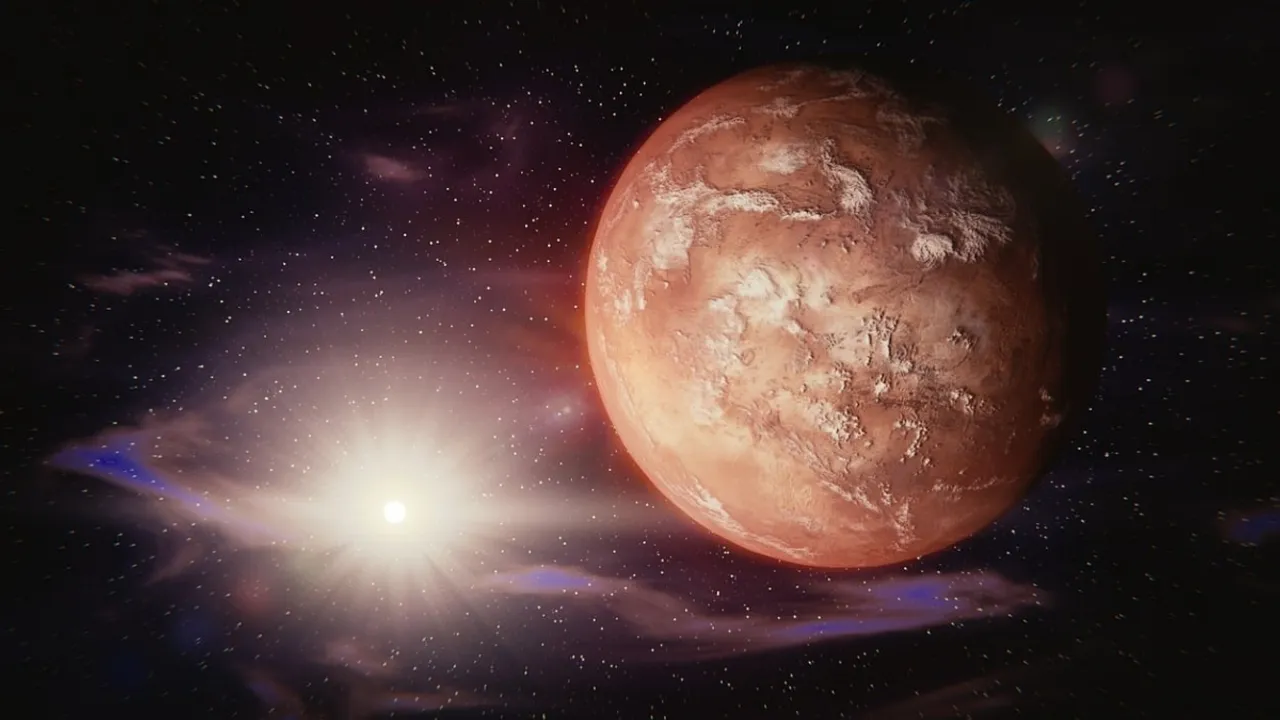  Representational image of Mars in space. Photograph:(Others) 