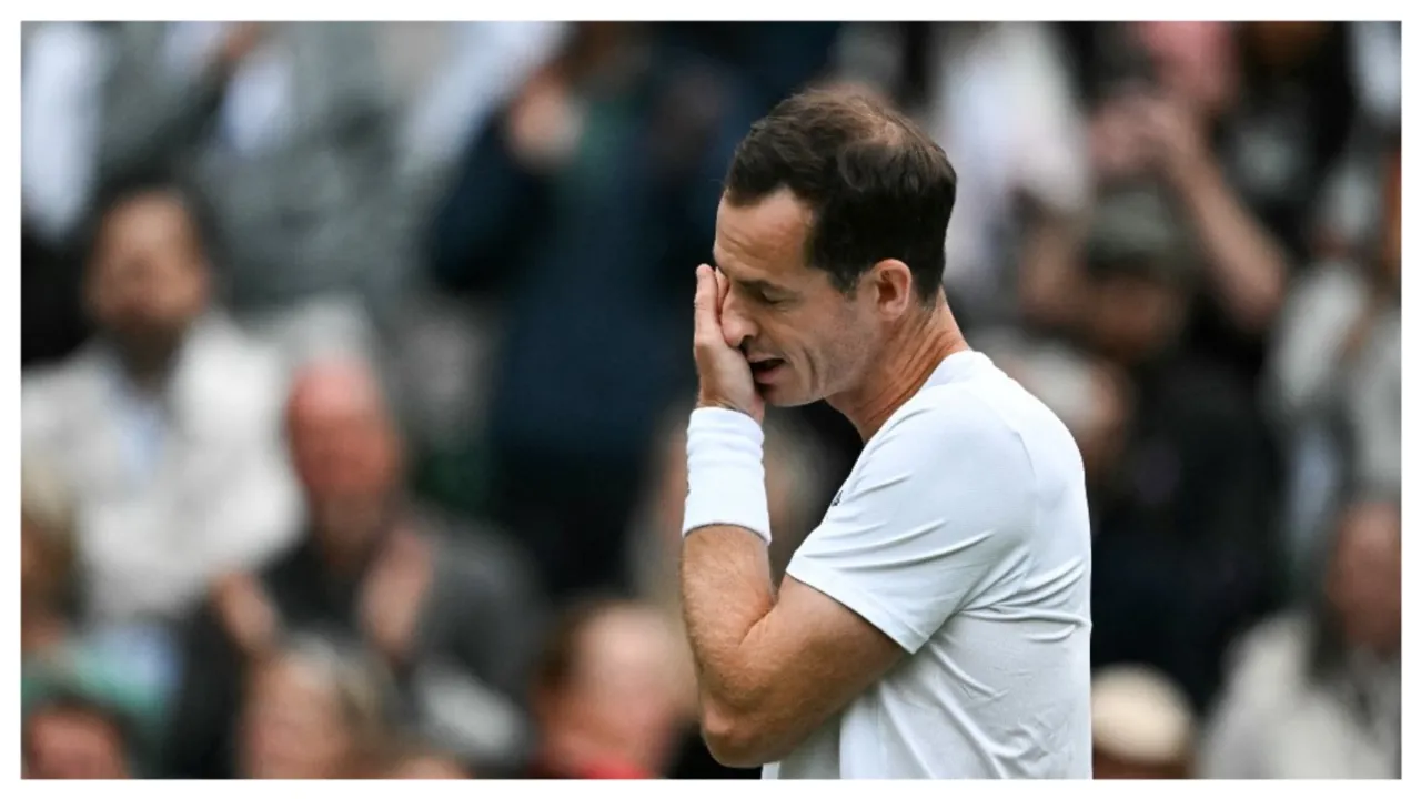  WATCH: Murray gets teary eyed as his long farewell begins with doubles loss Photograph:(AFP) 