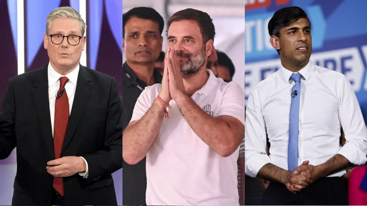  Rahul Gandhi, in another letter, extended congratulations to the new UK Prime Minister Keir Starmer for his landslide victory in the general election.  Photograph:(WION Web Team) 