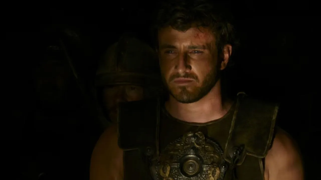  Paul Mescal in a still from Gladiator II Photograph:(X) 