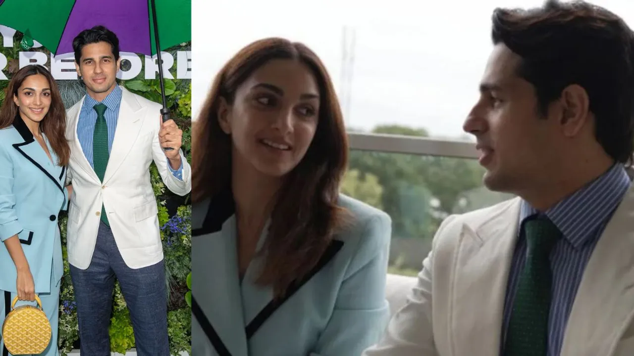  Sidharth Malhotra and Kiara Advani at Wimbledon 2024 Photograph:(X) 