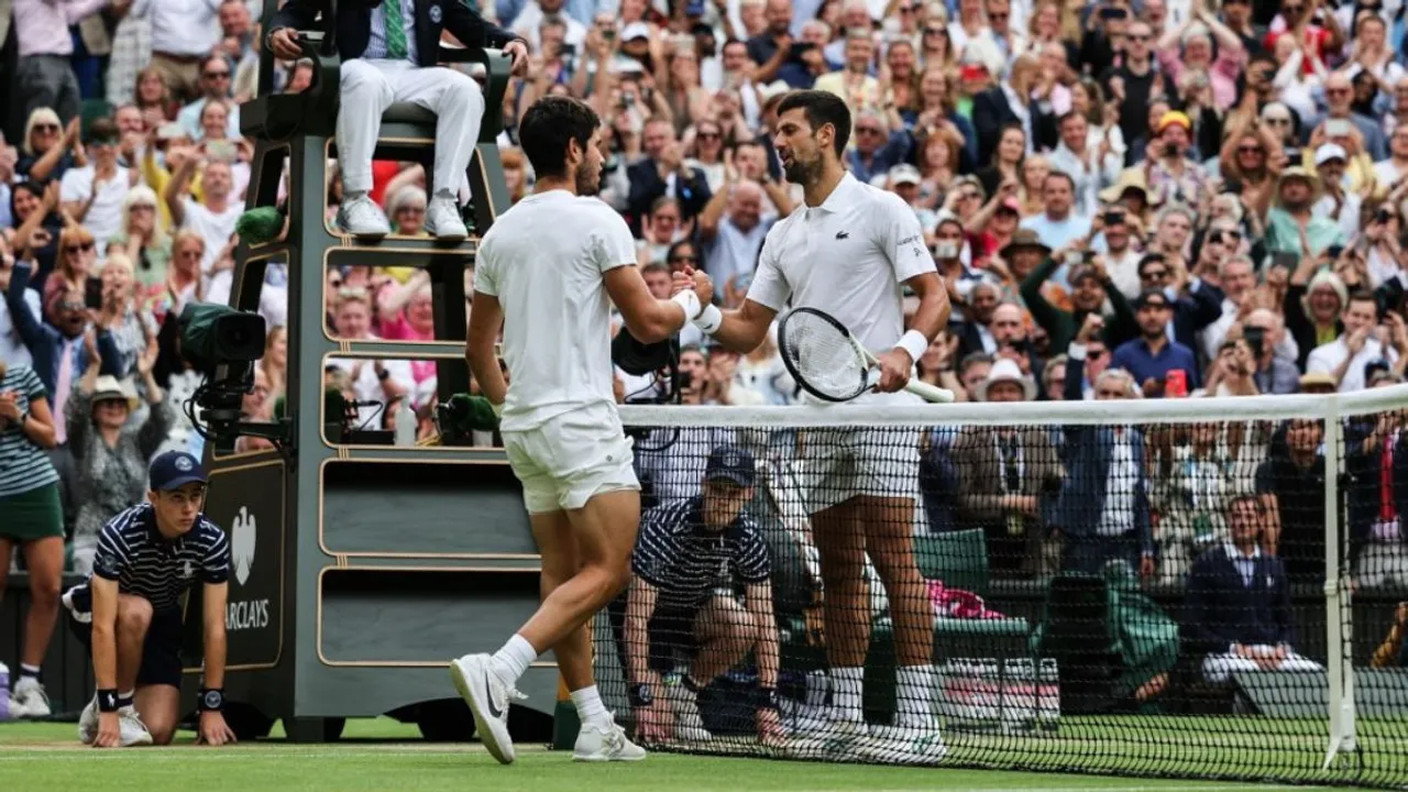  Wimbledon 2024 Men's Final, Preview - Novak Djokovic vs Carlos Alcaraz Photograph:(AFP) 