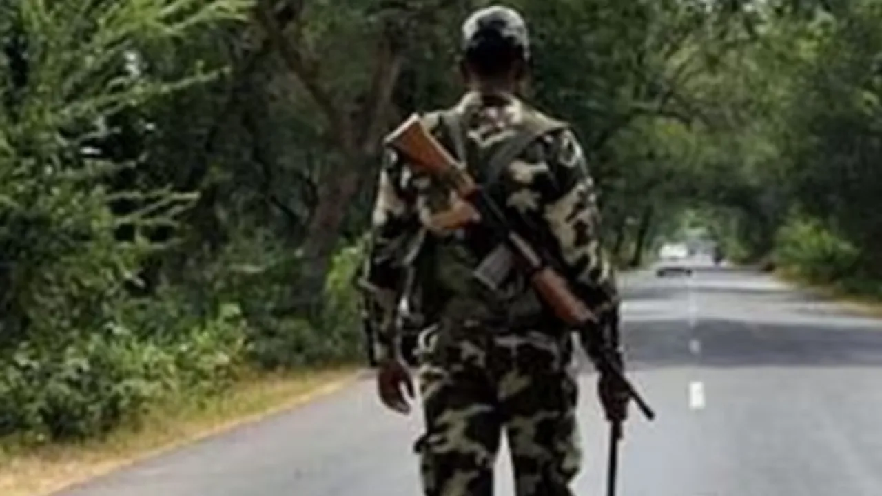  Representative image of a CRPF personnel.  Photograph:(PTI) 