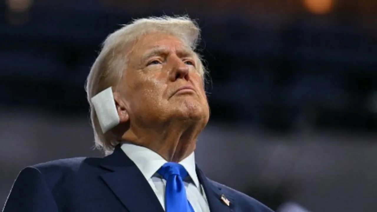  Donald Trump at Republican Convention Photograph:(AFP) 