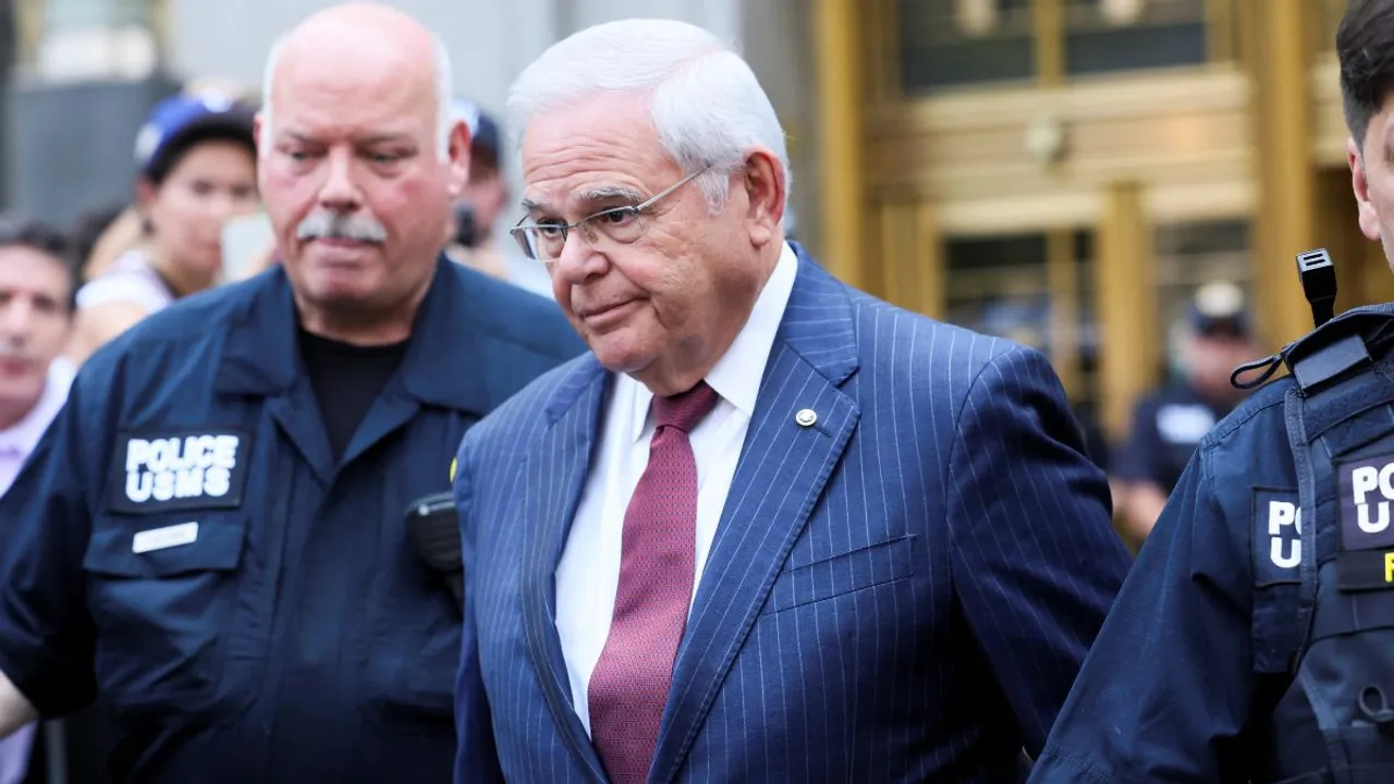  In a letter, Menendez said, "I will be resigning from my office as the United States Senator from New Jersey, effective on the close of business on Aug. 20, 2024."  Photograph:(Reuters) 