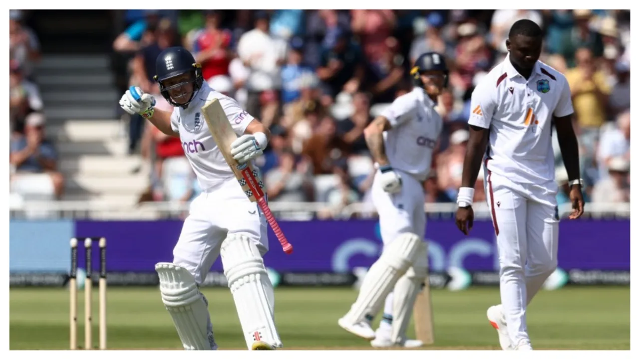  Eng vs WI, 3rd Test: Pope backs 'ruthless' England to score 600 runs in a day Photograph:(AFP) 