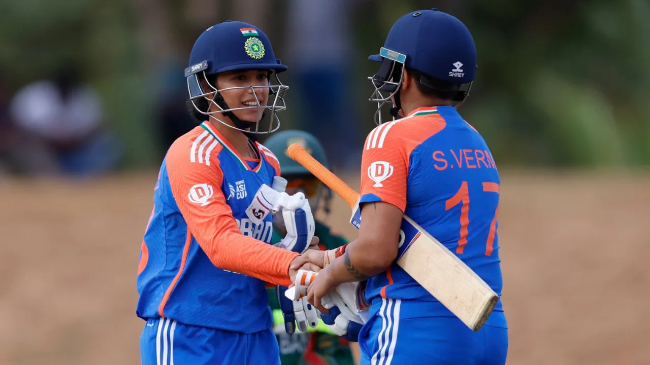  Women's Asia Cup: Renuka's pace, Mandhana's blitz seal India's place in final following 10-wicket win over Ban Photograph:(X) 