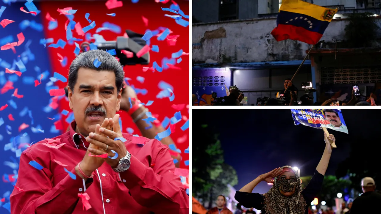  Maduro, 61, will now be president for another six years. Photograph:(Reuters) 