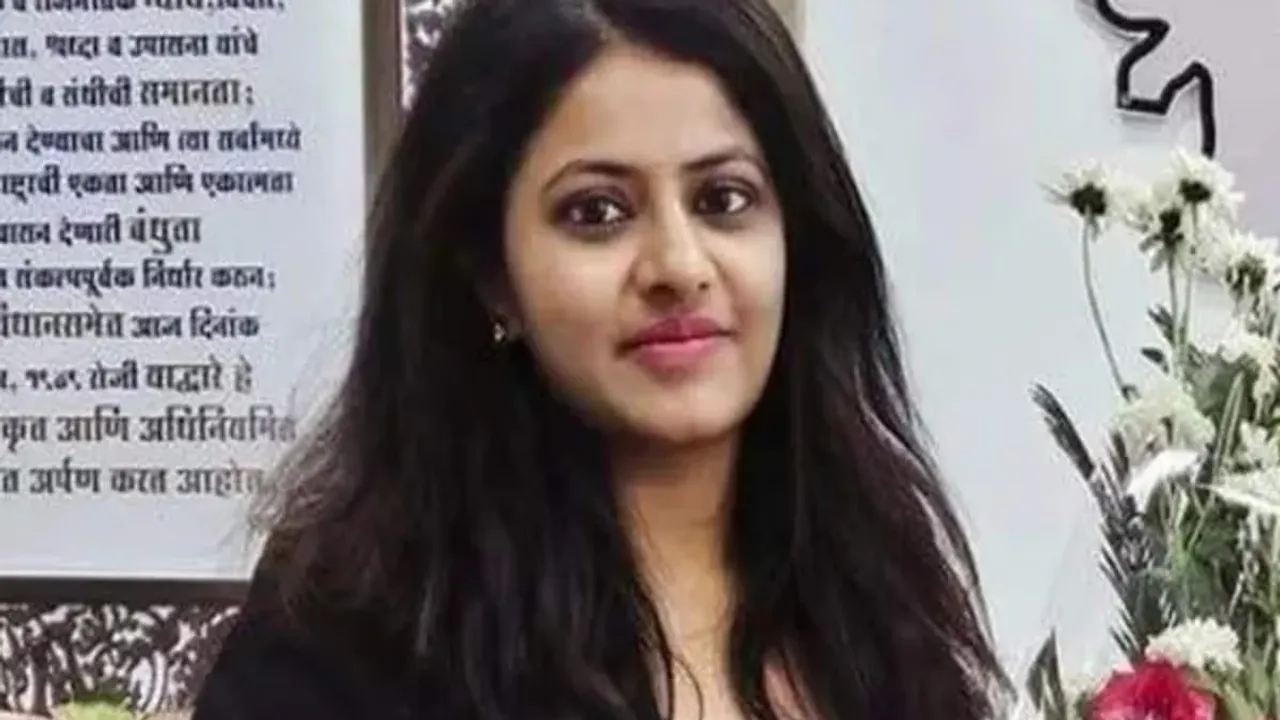  File photo of Puja Khedkar.  Photograph:(Agencies) 