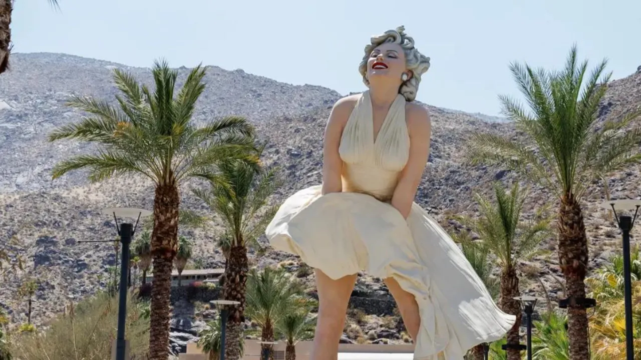  Image of the iconic statue of Marilyn Monroe. Photograph:(Others) 