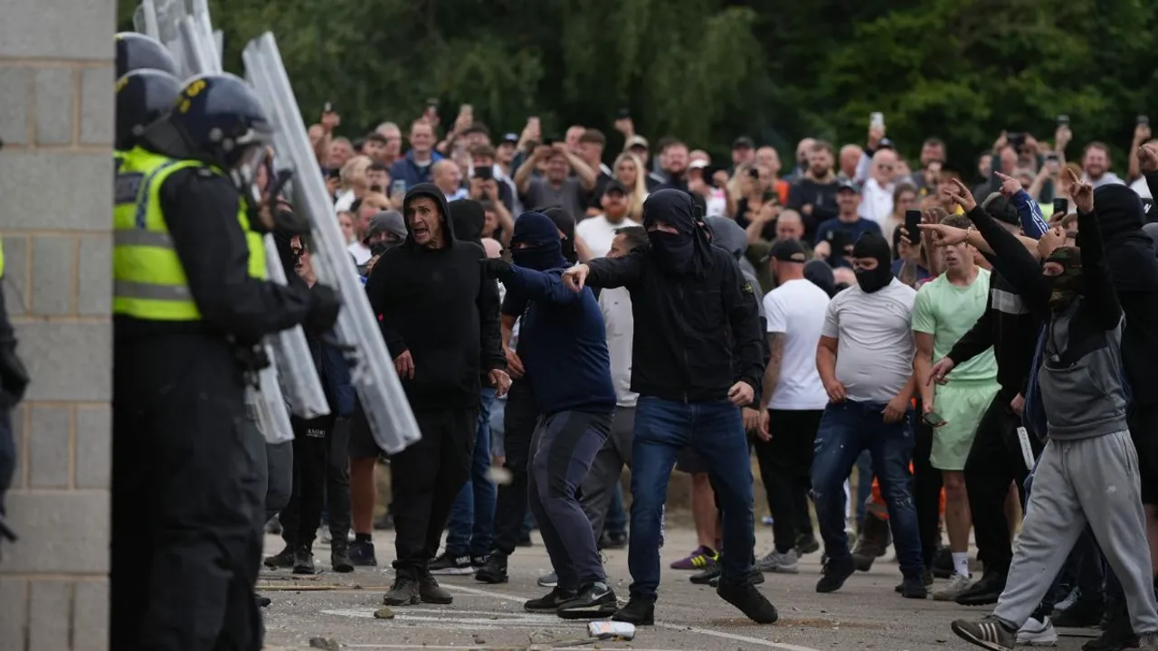  The riots, which erupted in Liverpool and Southport, were described by the presiding Judge Andrew Menary as "deplorable mass public disorder." Photograph:(X) 