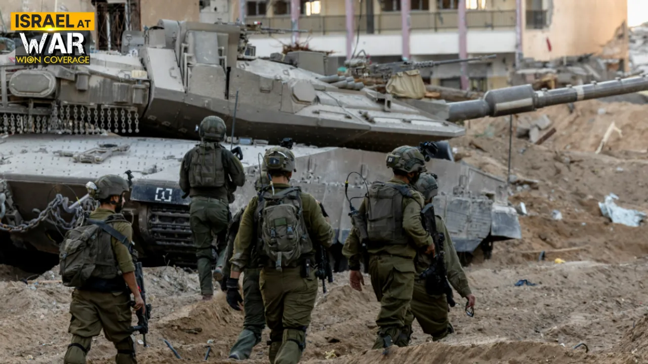  File photo of Israeli soldiers in Gaza Strip. Photograph:(Reuters) 