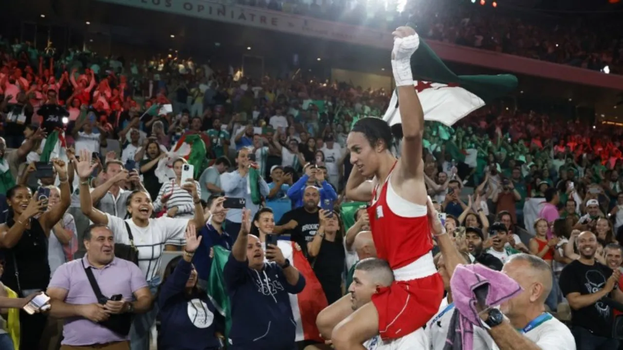  Imane Khelif gender row: Algerian boxer drags Elon Musk, JK Rowling in cyberbullying lawsuit Photograph:(Reuters) 