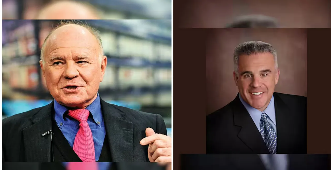  Mark Faber (left) and Daniel Geltrude are among those who feel Sebi chief should quit Photograph:(X) 