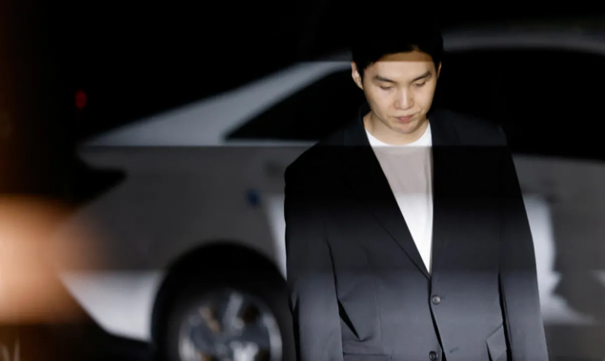  BTS Suga Photograph:(Reuters) 