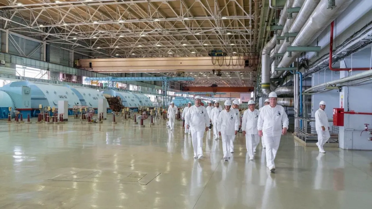  "The IAEA delegation visited the site of the first and the second phases of the NPP and assessed the plant’s operation against the background of relentless Ukrainian provocations," Rosatom said.  Photograph:(WION Web Team) 