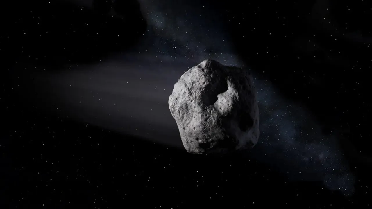  (Representative Image) An asteroid in space Photograph:(X) 