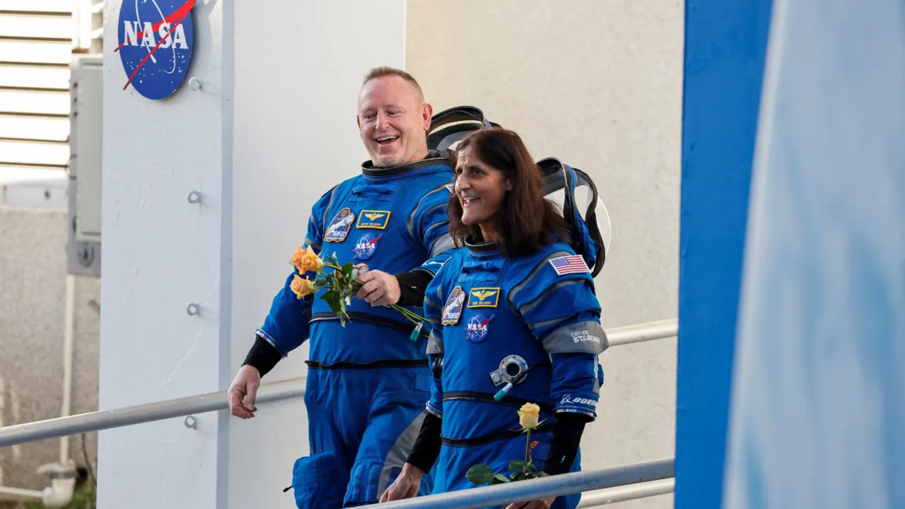  The Starliner, after years of delays, had finally lifted off on June 5. A day later, as it was approaching the space station, "NASA and Boeing identified helium leaks and experienced issues with the spacecraft reaction control thrusters," due to which the astronauts' return was put on an indefinite hold. Photograph:(Reuters) 