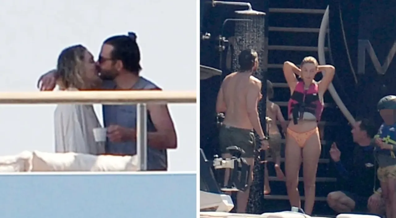  Bradley Cooper with Gigi Hadid on a yacht Photograph:(X) 