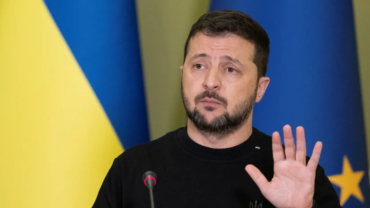  File photo of Ukrainian President Volodymyr Zelensky. Photograph:(Reuters) 